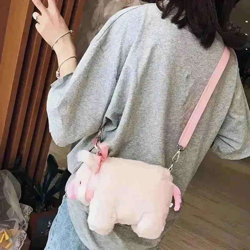 Cute Plush Pig Cross Bodybag