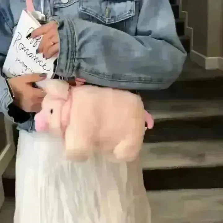 Cute Plush Pig Cross Bodybag
