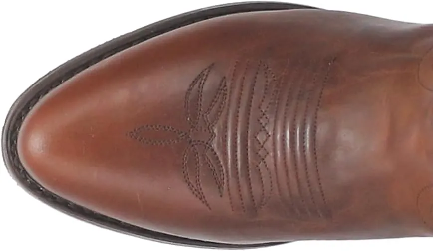 Dan Post Mens Cottonwood Embroidered Round Toe Casual Boots Mid Calf - Brown