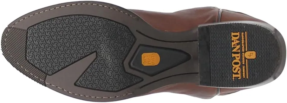 Dan Post Mens Cottonwood Embroidered Round Toe Casual Boots Mid Calf - Brown