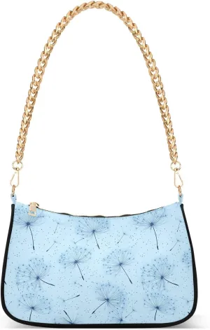 Dandelion Glory Blue trendy chain women's shoulder bag hand bags for birthday for women