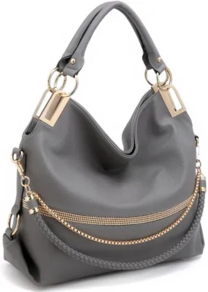 Dasein Purses for Women Vegan Leather Handbags Rhinestones Hobo Bags Tote Purse Shoulder Bag Ladies Handbag