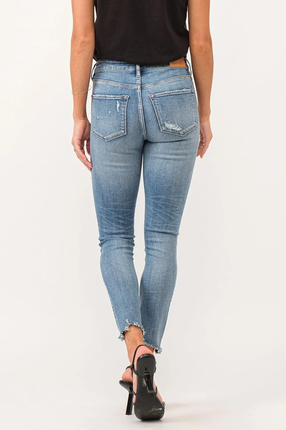 DEAR JOHN Gisele Women's Skinny Jeans Mid Rise Mid-Waisted Classic Comfort