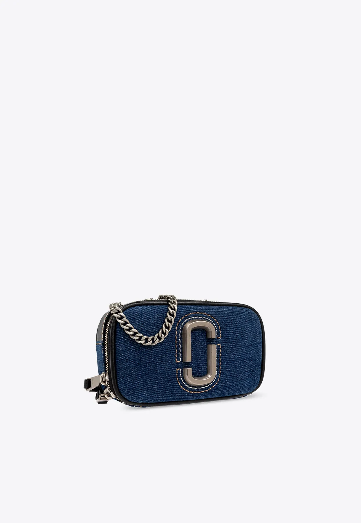 Denim Chain Crossbody Bag