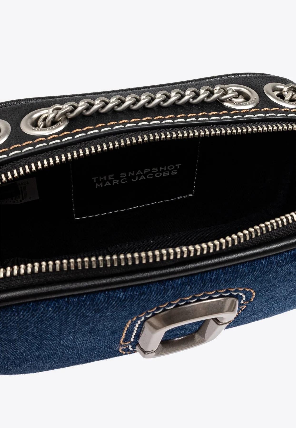 Denim Chain Crossbody Bag