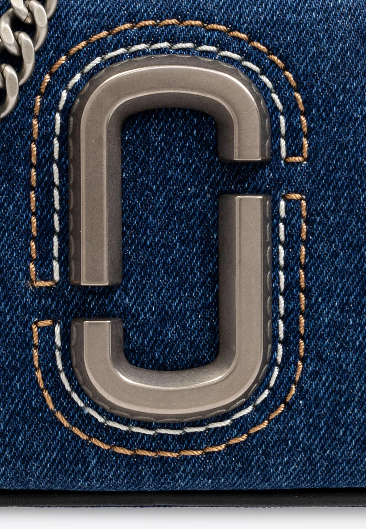 Denim Chain Crossbody Bag