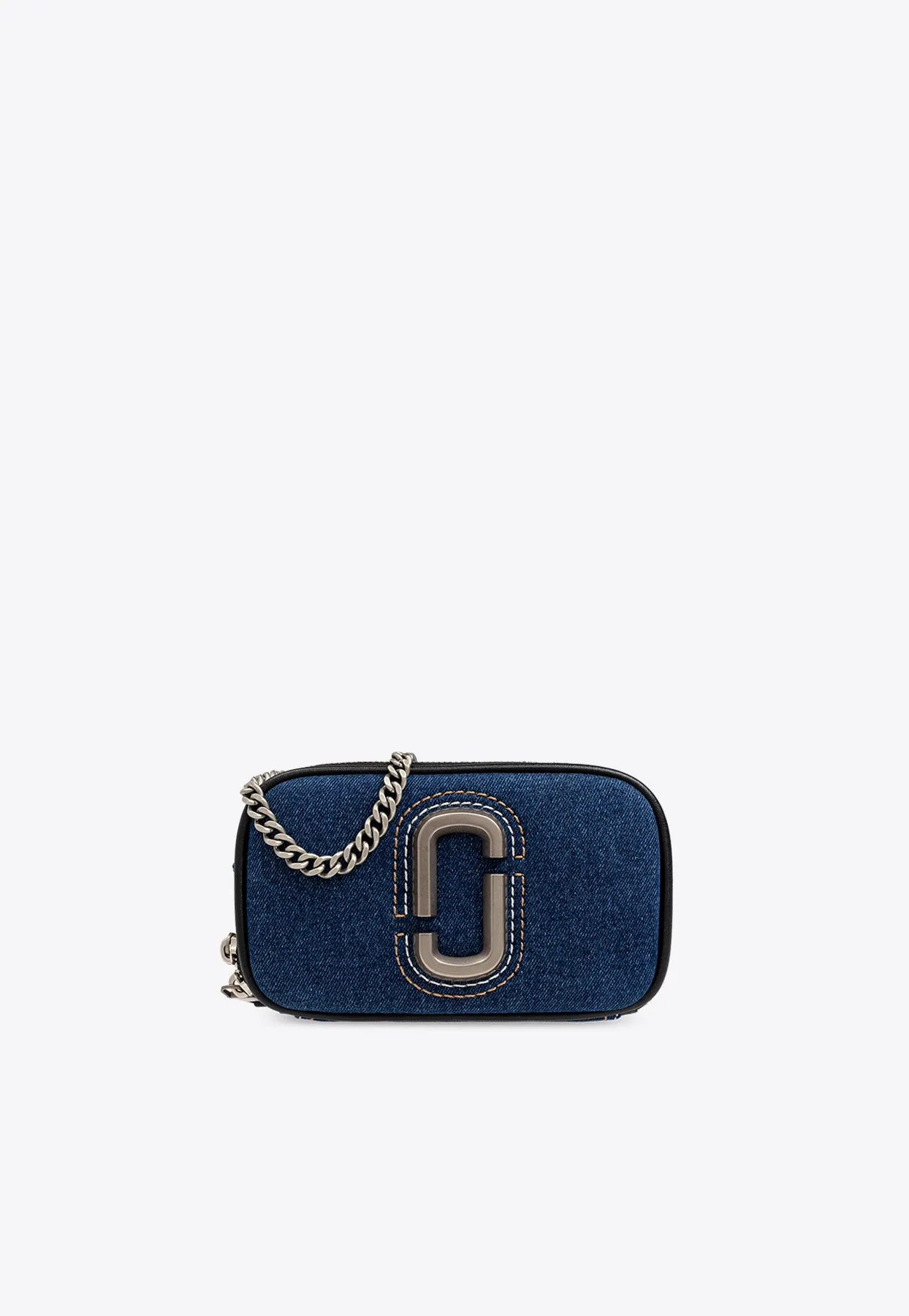Denim Chain Crossbody Bag