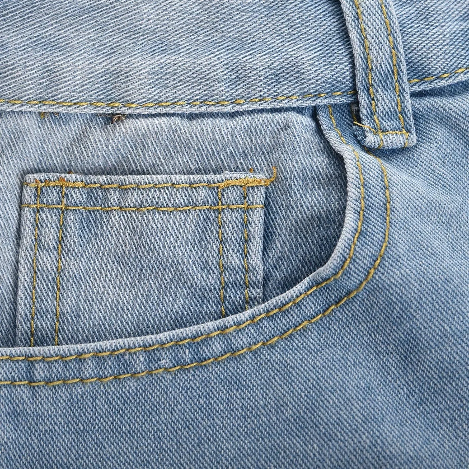 Denim Shorts for Women Mid Rise Ripped Jean Shorts Stretchy Folded Hem Hot Short Jeans Summer Fashion Dressy Casual