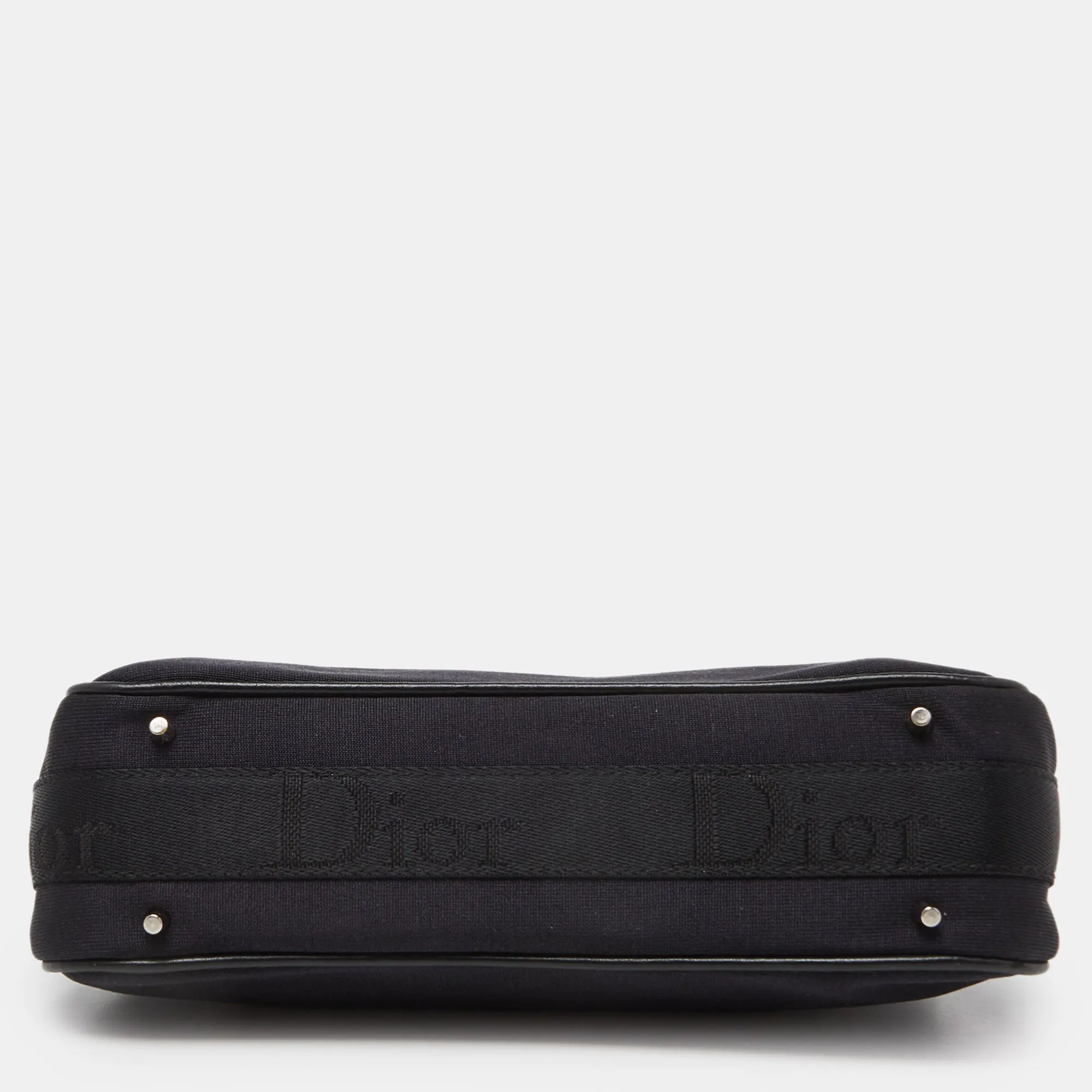 DIOR Black Canvas and Leather Hardcore Shoulder Bag