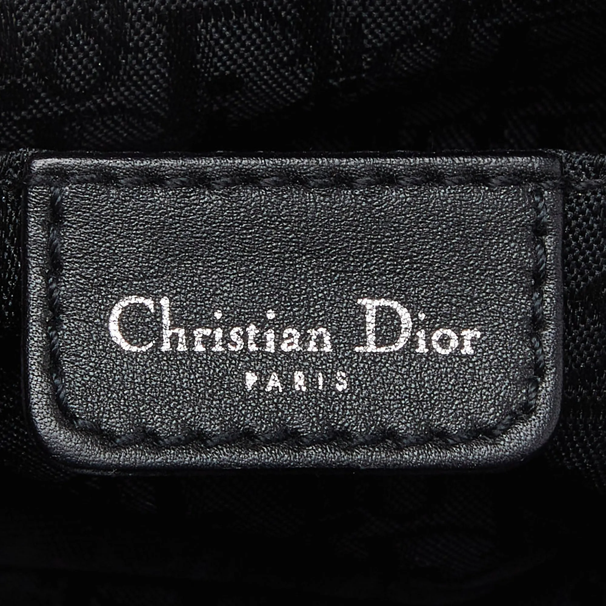 DIOR Black Canvas and Leather Hardcore Shoulder Bag