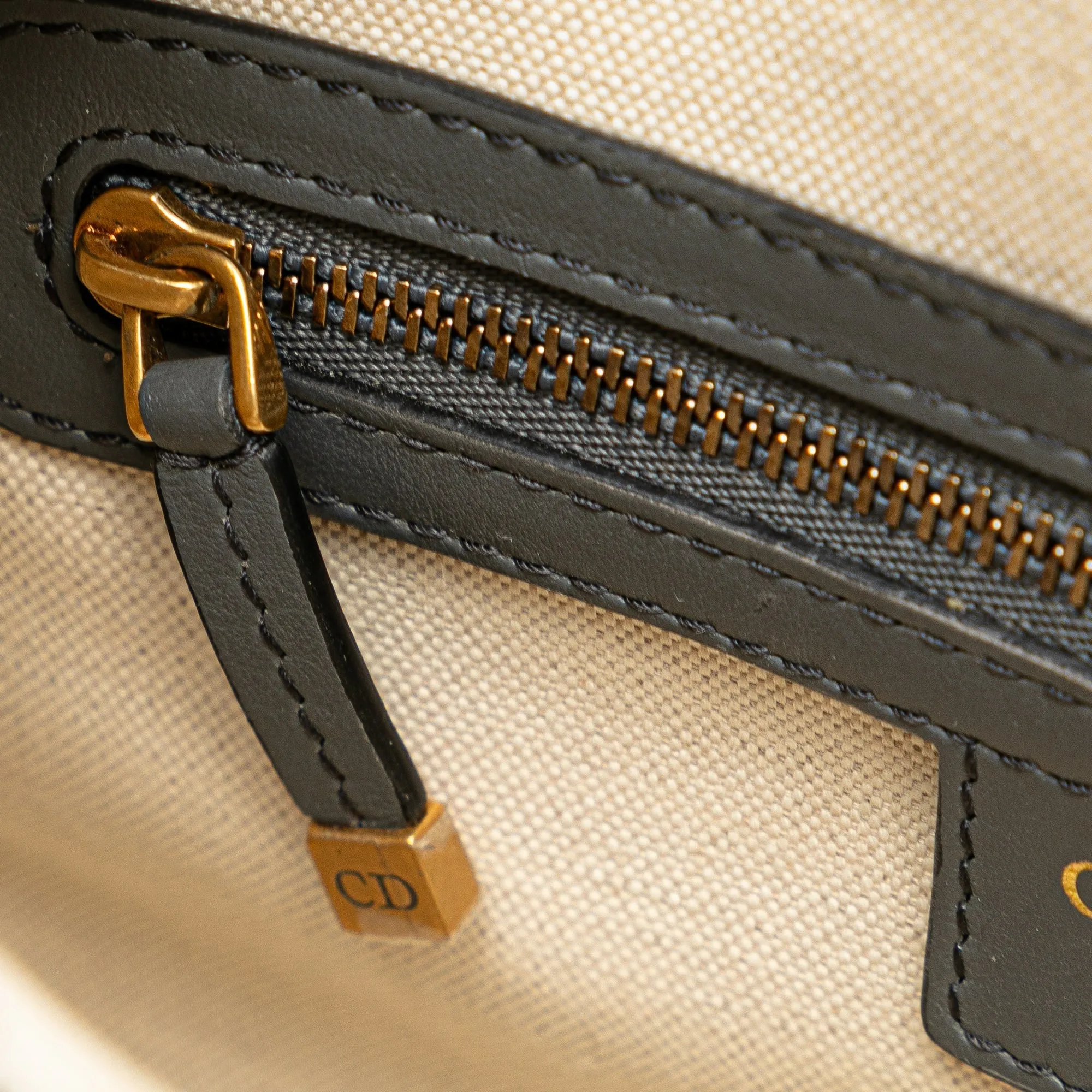 DIOR Medium Toile De Jouy Saddle Shoulder Bag