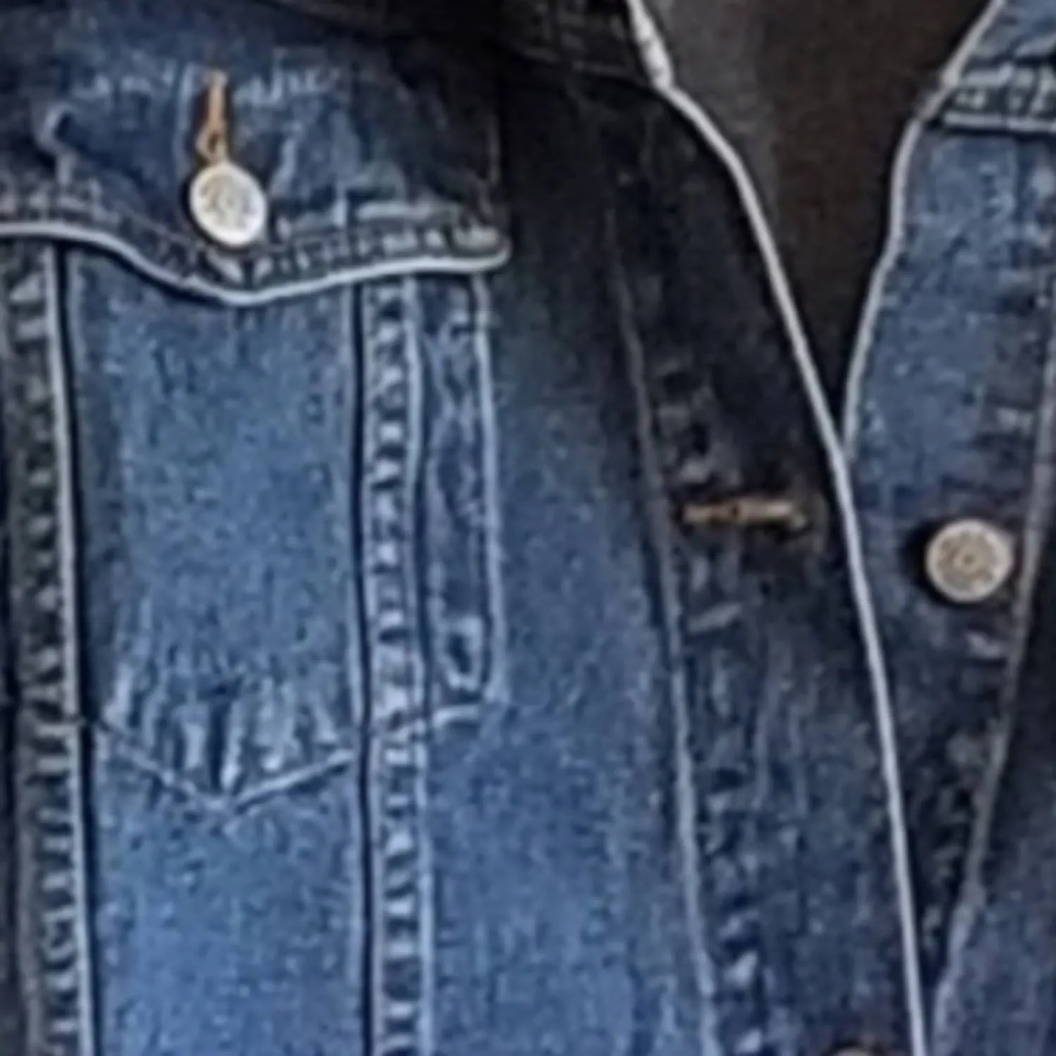 Distressed Denim Jean Jacket In Blue