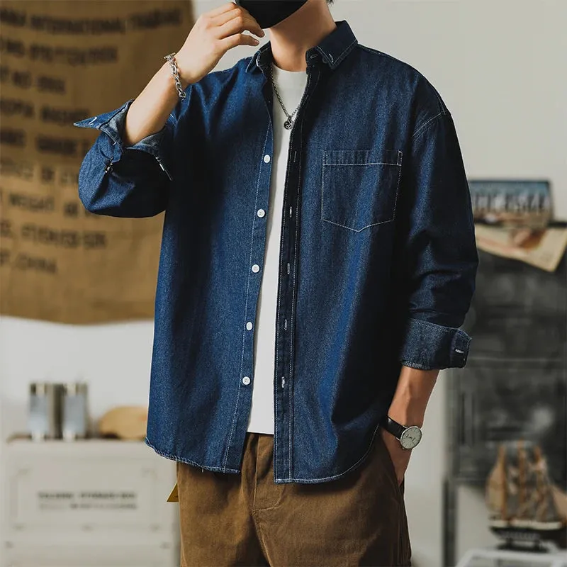 Distressed Denim Shirt