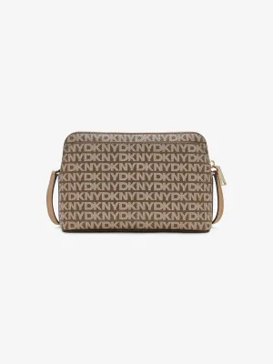 Dkny Women Brown Printed Crossbody Bag