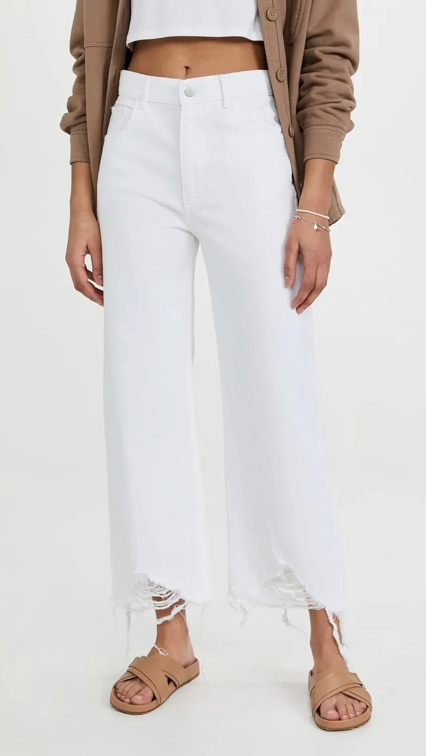 DL1961 Women's Hepburn Wide Leg High Rise Jeans