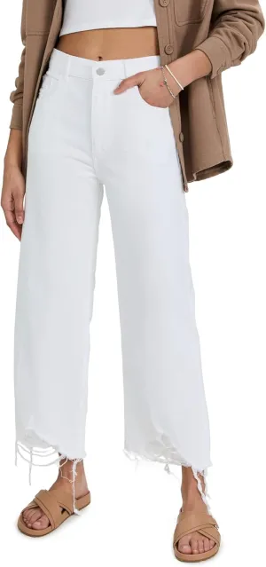 DL1961 Women's Hepburn Wide Leg High Rise Jeans