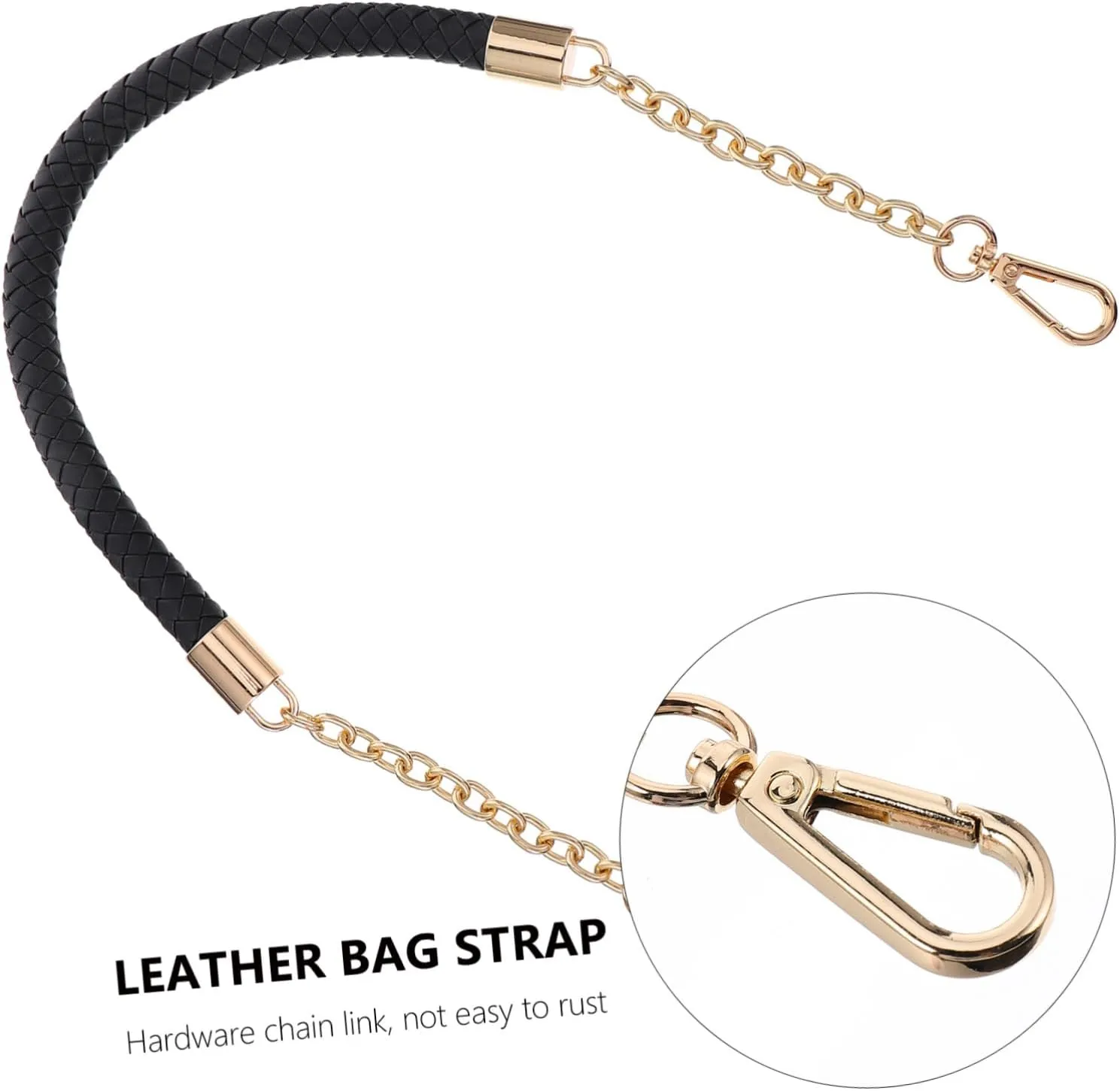 DOITOOL 3pcs Elegant Leather Bag Strap Replacement Strap Bag Decor DIY Shoulder Strap for Women