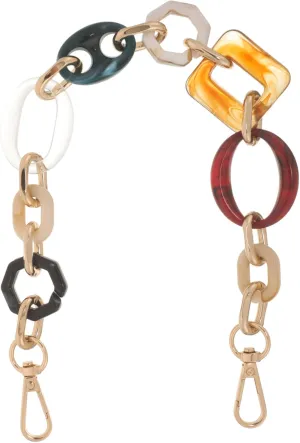 DOITOOL Handbag Chain Decorative Bag Straps Lightweight Acrylic Resin Chain Purse Strap Handle