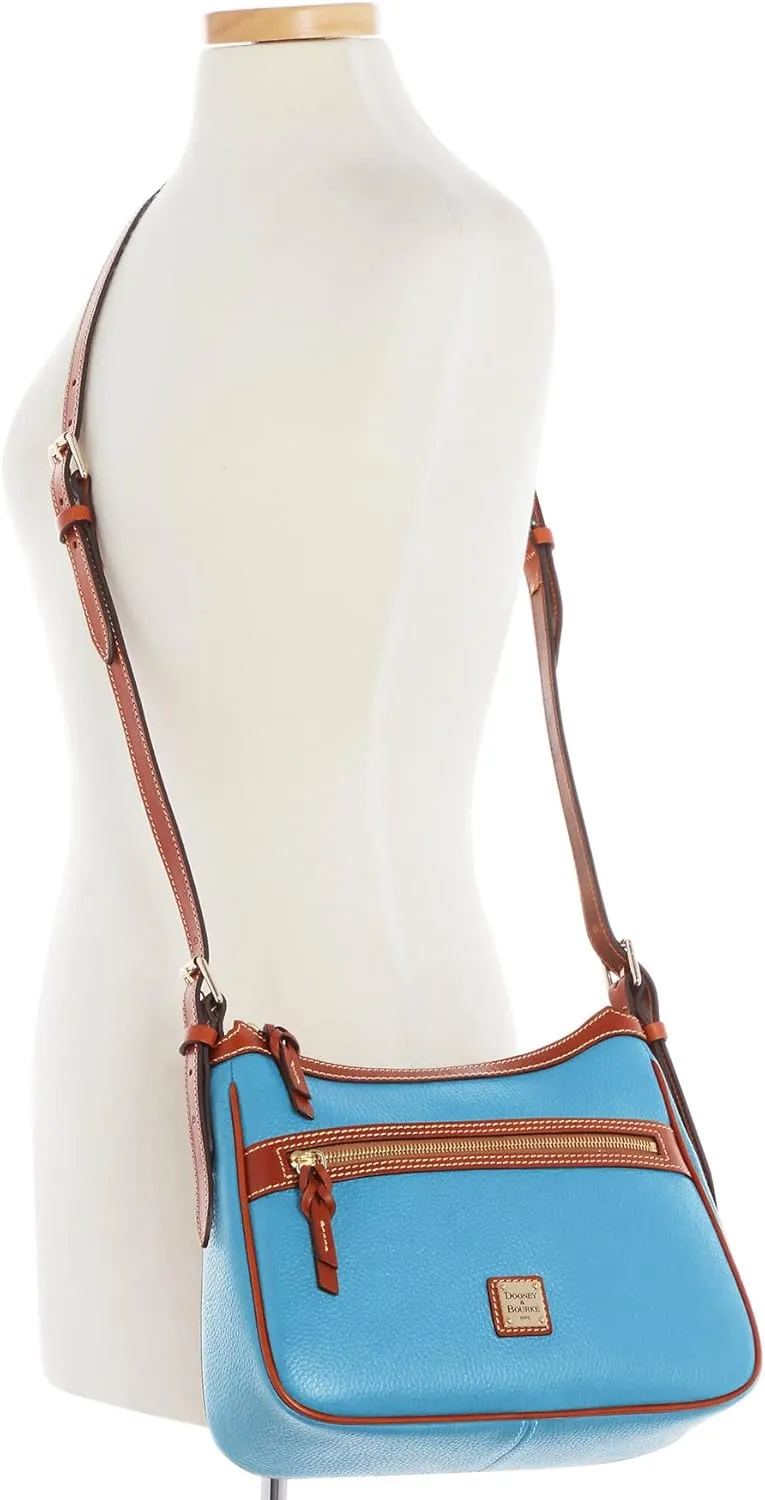 Dooney & Bourke Women's Presley Crossbody in Pebble Grain Leather, Medium Sized Handbag with Adjustable Shoulder Strap
