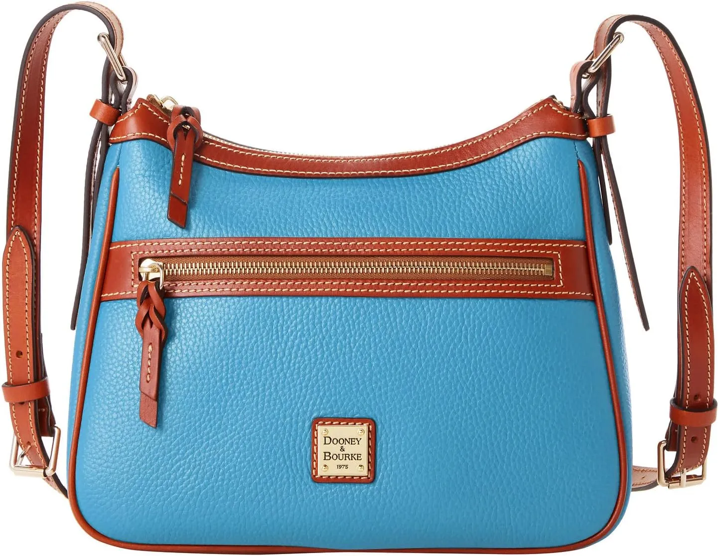Dooney & Bourke Women's Presley Crossbody in Pebble Grain Leather, Medium Sized Handbag with Adjustable Shoulder Strap