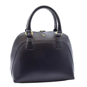 DR303 Women's Doctor Style Leather Handbag Hobo Bag Organiser Navy