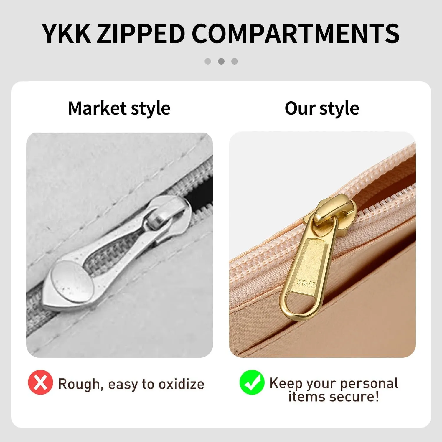 Dupontpaper Purse Organizer Insert Compatible with LV Speedy 30, Lightweight Tote Bag Organizer Insert with Zip and Pockets, (White, 30)