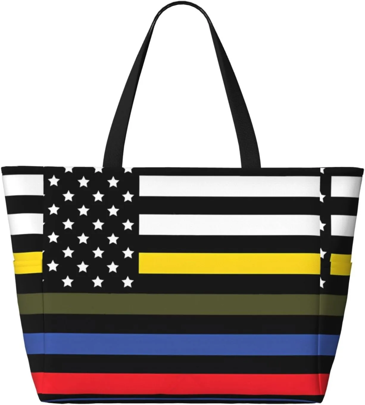 Ecuador Indigenous Flag Women Large Beach Bag Travel Weekender Foldable Tote Bag for Pool Beach Vacation Gym