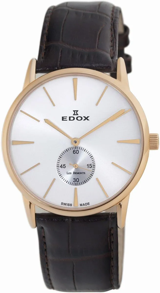 Edox Men's 72014 37R AIR Les Bemonts Ultra Slim Automatic Watch