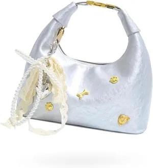 Elegant French Styles Handbag For Women Shoulder Korean Style Fashionable Shoulder Messenger PU Leather Armpit Purse