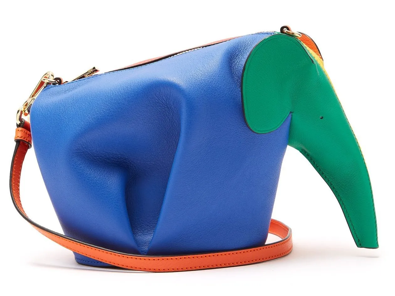 Elephant Leather Cross-Body Bag, Multi