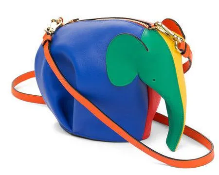 Elephant Leather Cross-Body Bag, Multi