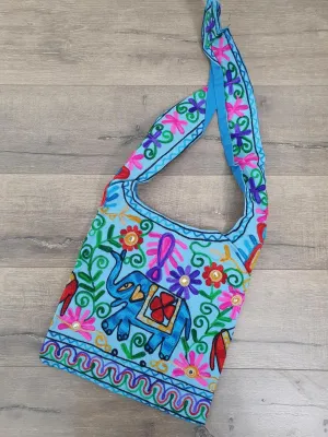 Embroidered Shoulder Bag