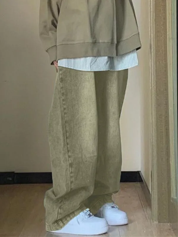 EMMIOL Wide Leg Jeans for Women - Low Waist Baggy Loose Boyfriends Denim Pants - Y2K 90S Style