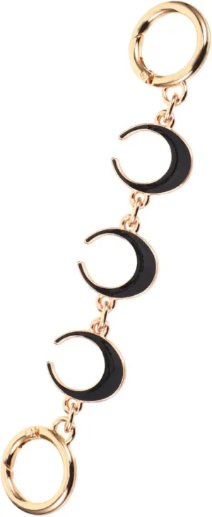 ERINGOGO Moon Shape Purse Extender Chain Durable Replacement Strap for Handbags Transform Your Bag Into with Elegant Design Accessory for Style and Comfort