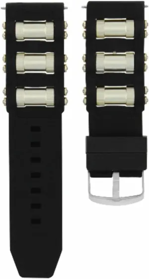 Ewatchparts 20-22mm Canvas Leather Watch Band Strap With Buckle Compatible With IWC Pilot Top Gun Portuguese