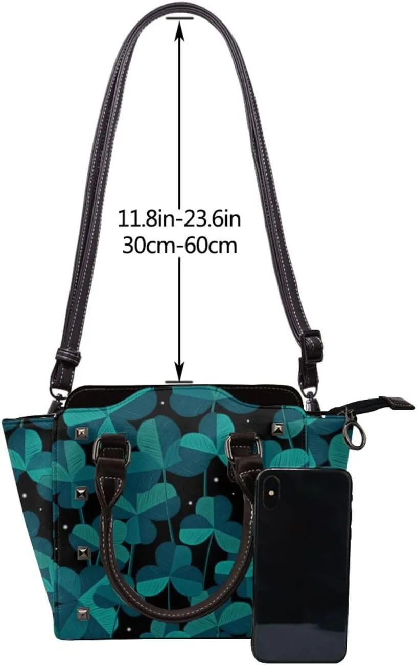 Fashion Studded Skull Bag for Women, Cool PU Leather Rivet Bag, Shoulder Bag