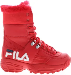 Fila Disruptor 5HM00560-616 Red-White Women's Boots 8.5 US