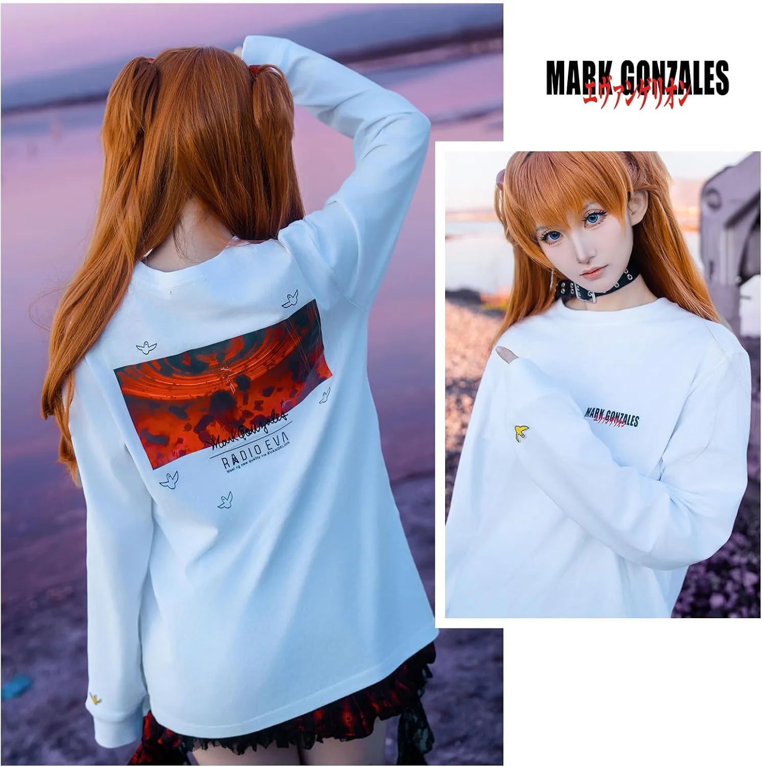 FIREFIRST Neon Genesis Evangelion Cotton Long Sleeve T-Shirt