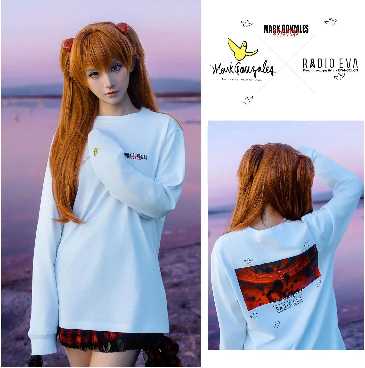 FIREFIRST Neon Genesis Evangelion Cotton Long Sleeve T-Shirt
