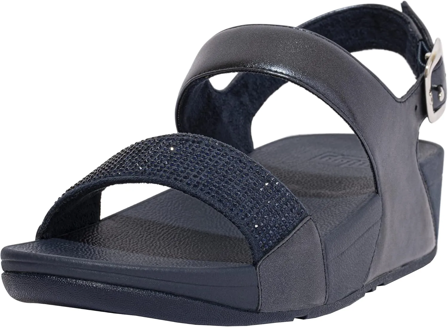 FitFlop Women's Lulu Crystal Embellished Back-Strap Sandals Wedge