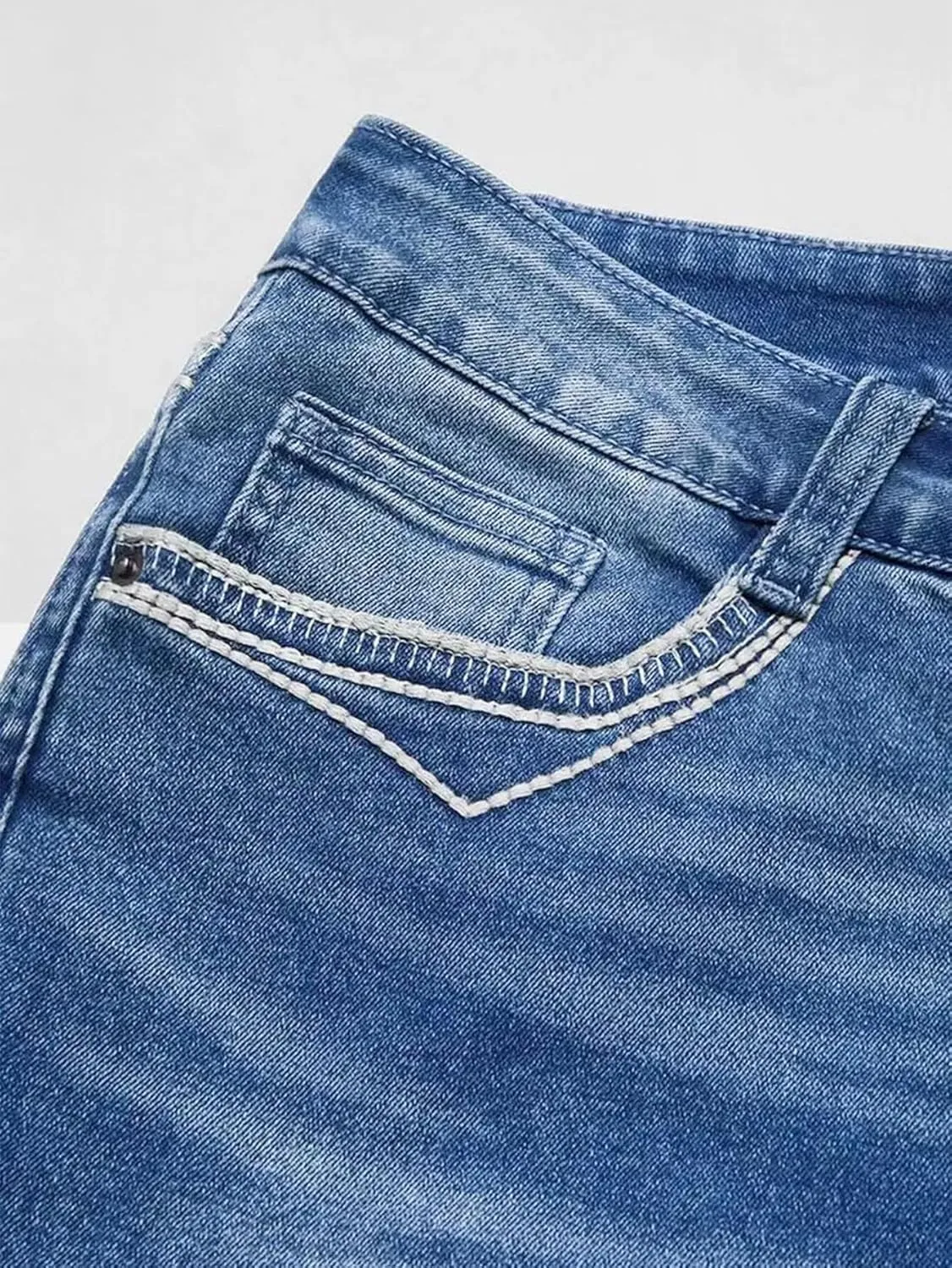 Flamingals Boot Cut Jeans for Women - Trendy Stretch Denim Pants With Butt Lifting and Tummy Control Features