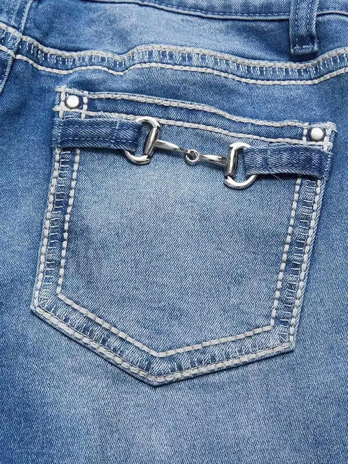 Flamingals Boot Cut Jeans for Women - Trendy Stretch Denim Pants With Butt Lifting and Tummy Control Features