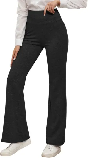Flare Leggings for Women High Waisted Tummy Control Yoga Pants Butt Lifting Pull On Workout Bootcut Bell Bottoms