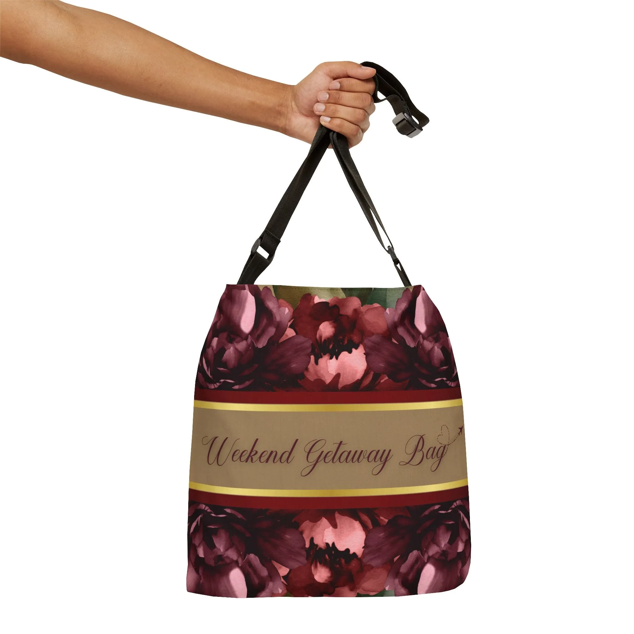 Floral Adjustable Tote Bag (AOP)