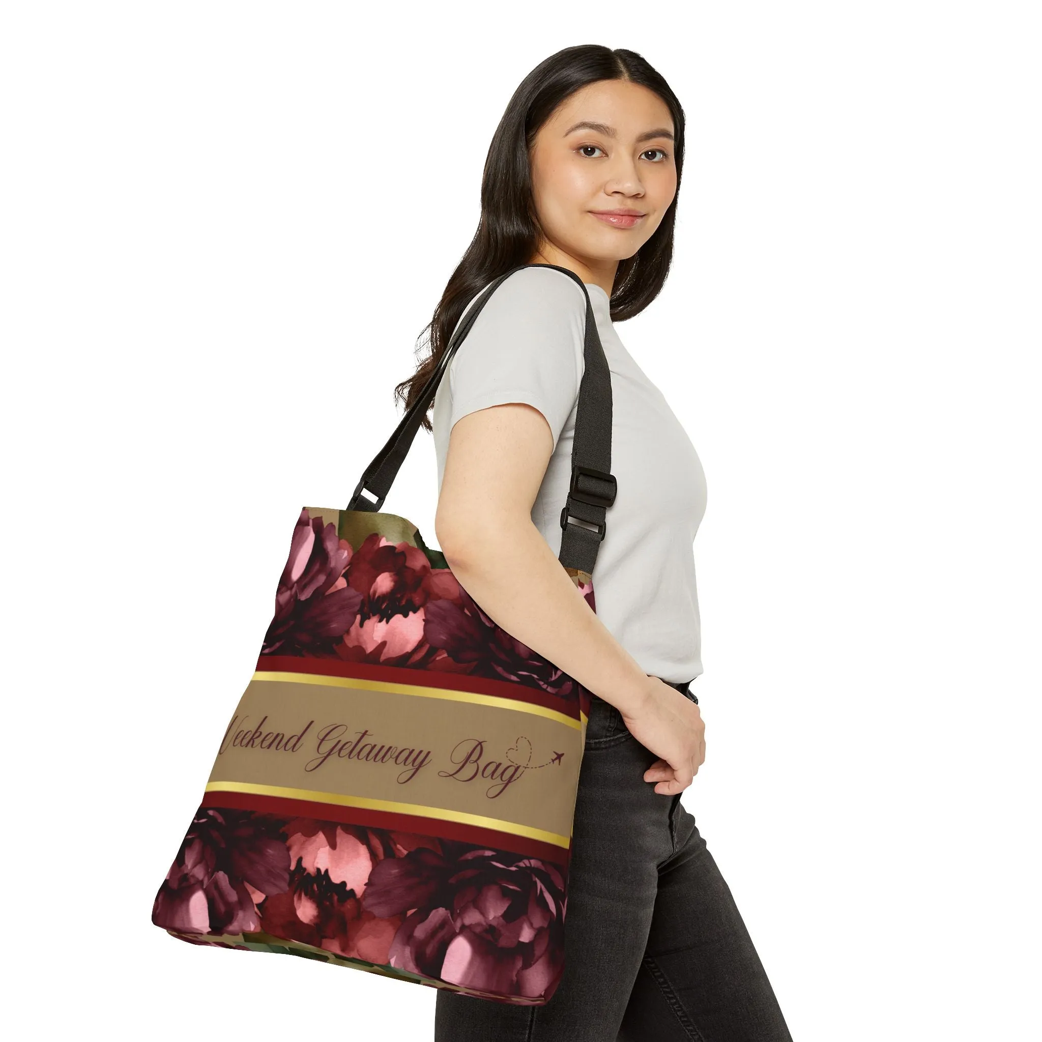 Floral Adjustable Tote Bag (AOP)