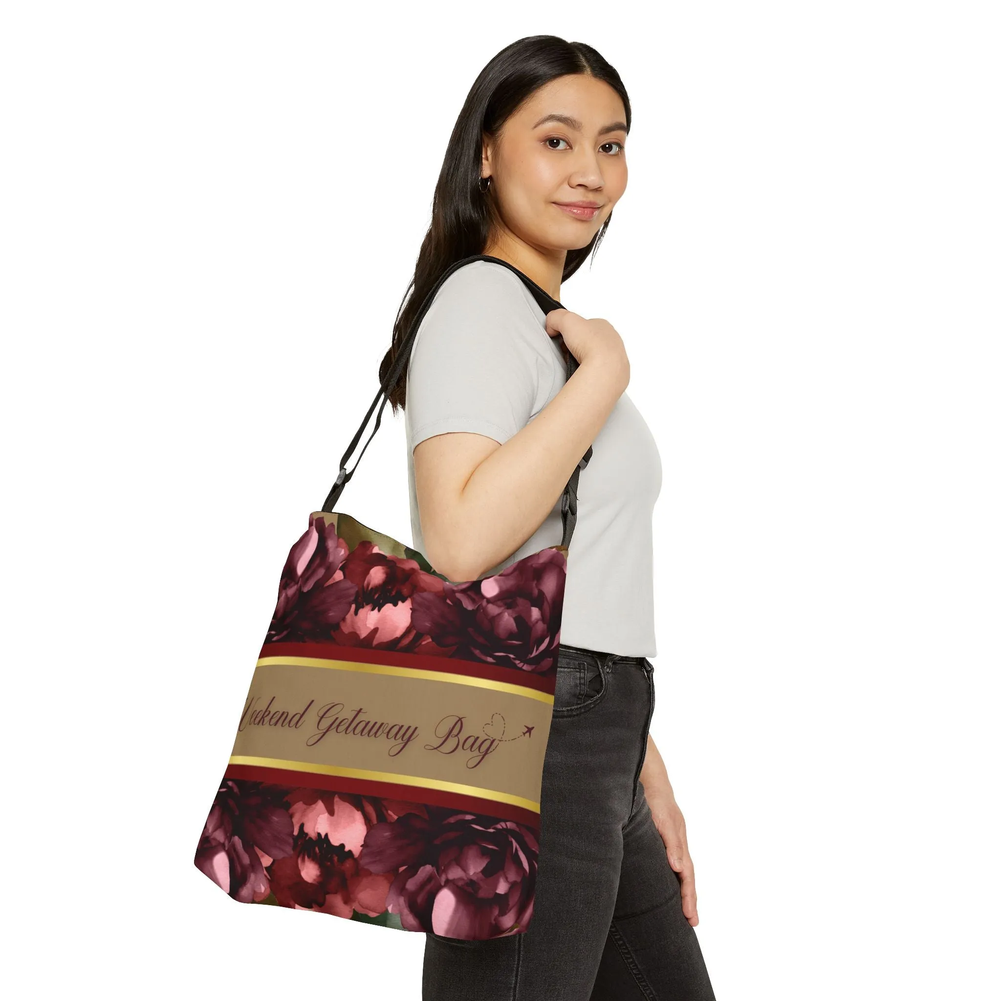 Floral Adjustable Tote Bag (AOP)