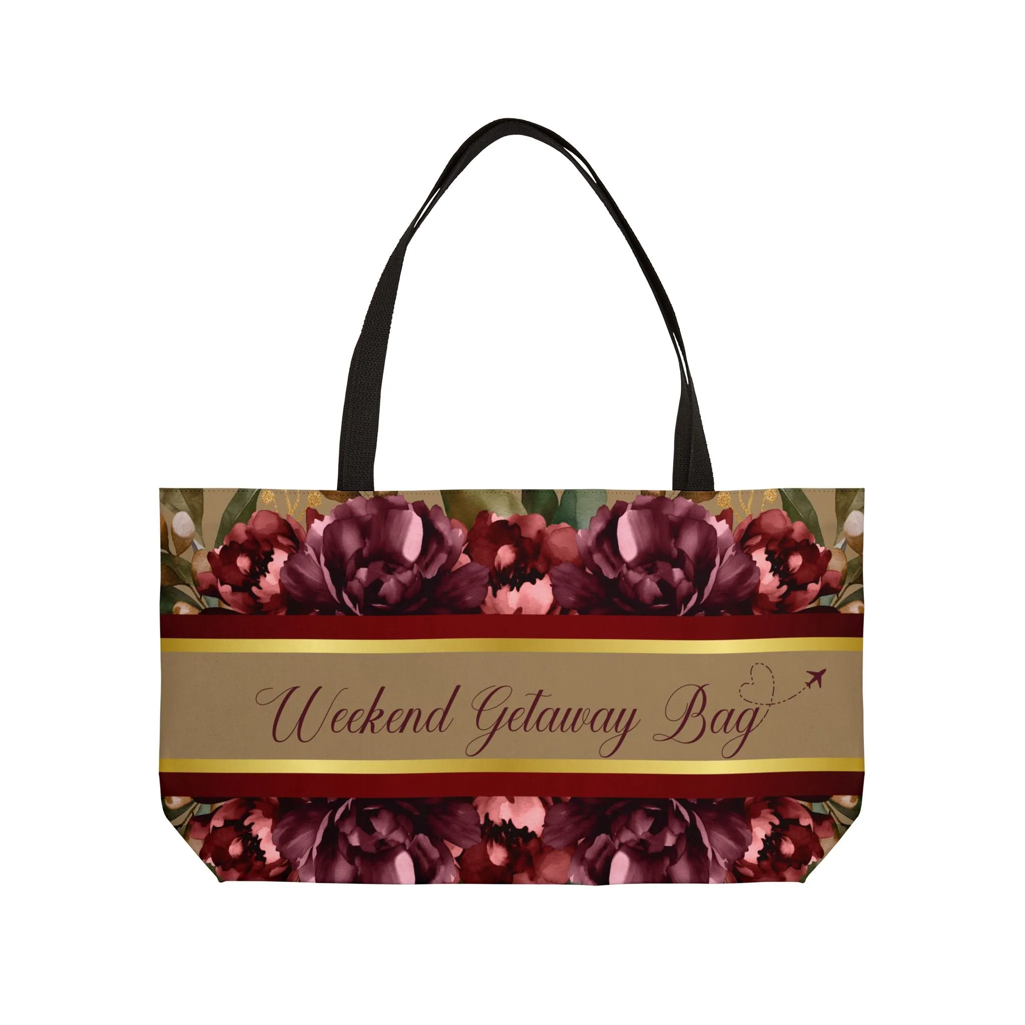 Floral Weekender Tote Bag