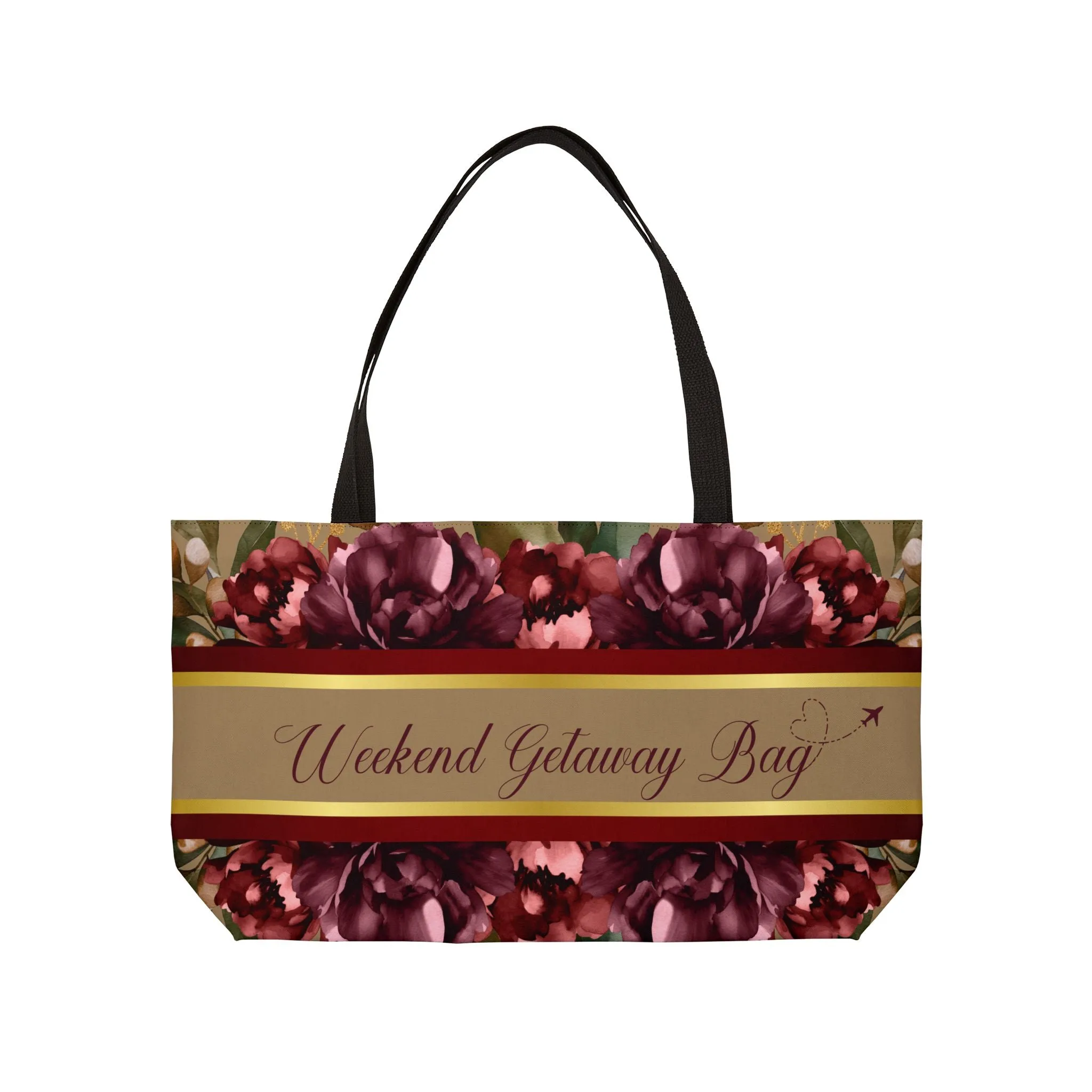 Floral Weekender Tote Bag