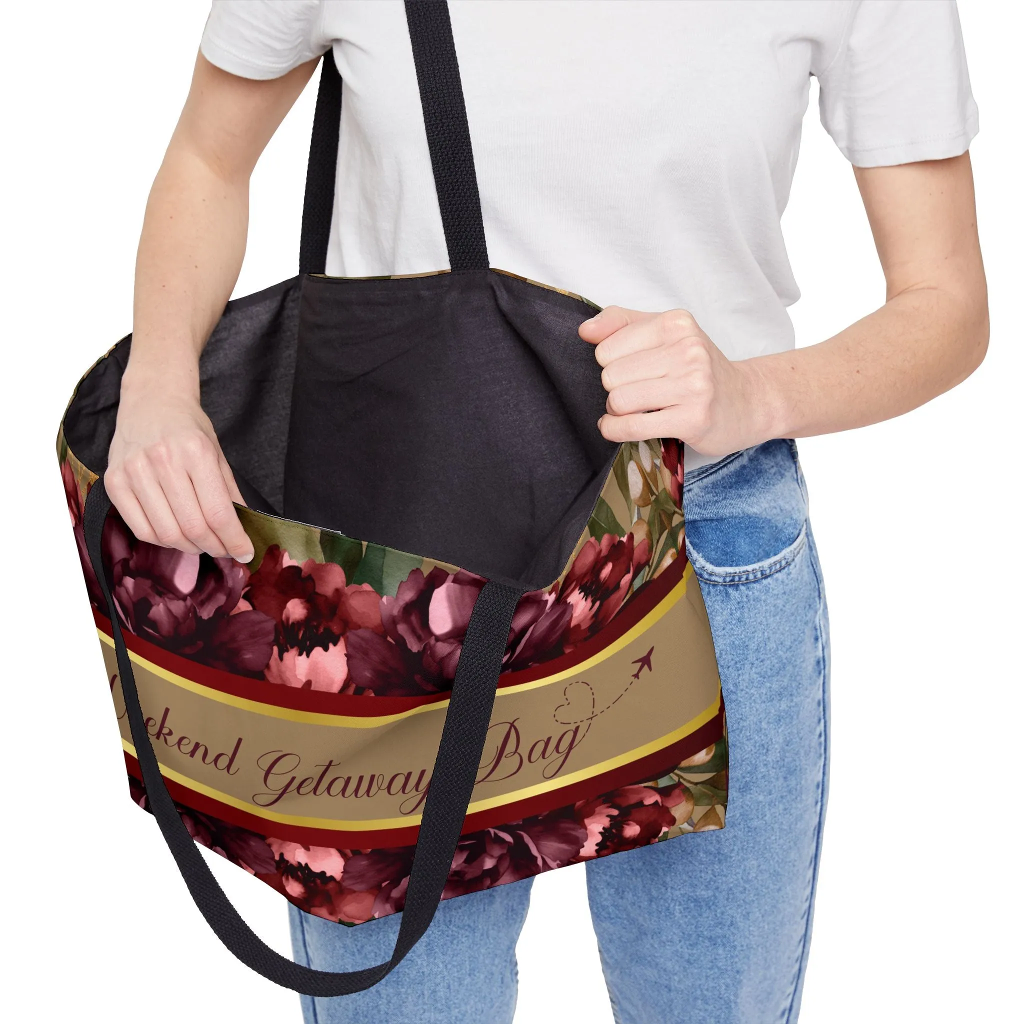 Floral Weekender Tote Bag