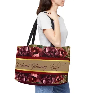 Floral Weekender Tote Bag
